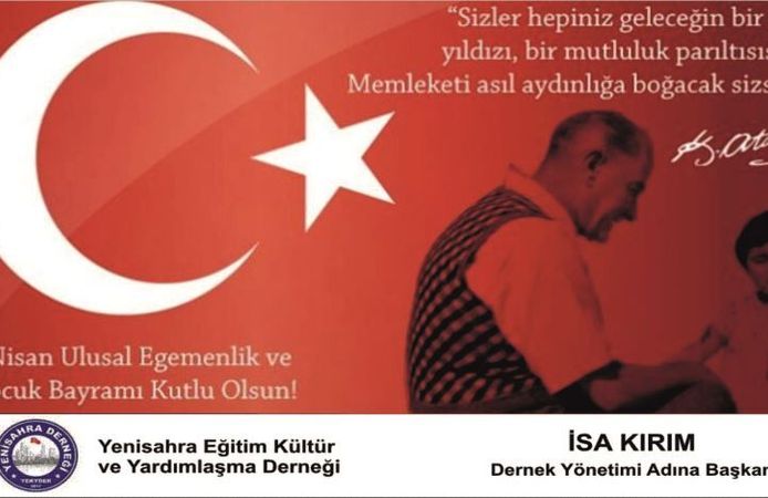 Başkan İsa Kırım’dan 23 Nisan Mesajı