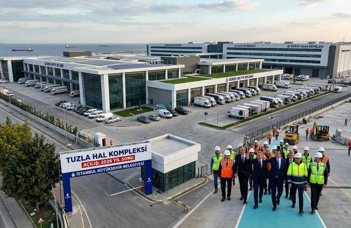 Tuzla Hal Kompleksi Yıl Sonunda Açılıyor