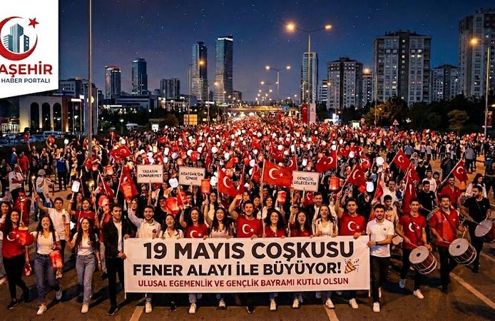 Ataşehir’de 19 Mayıs Coşkusu Fener Alayı ile Taçlanıyor!