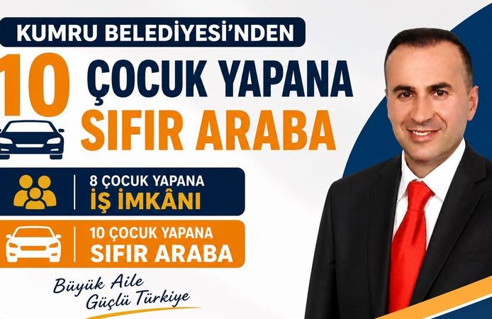 10 Çocuk Yapana Sıfır Kilometre Otomobil!