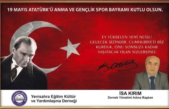 İsa Kırım’dan 19 Mayıs Kutlama Mesajı: