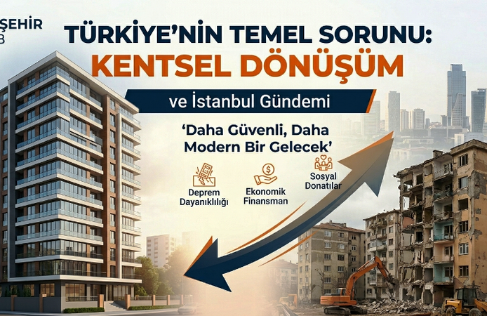 TÜRKİYE'NİN ÇÖZÜM BEKLEYEN EN BÜYÜK SINAVI: KENTSEL DÖNÜŞÜM