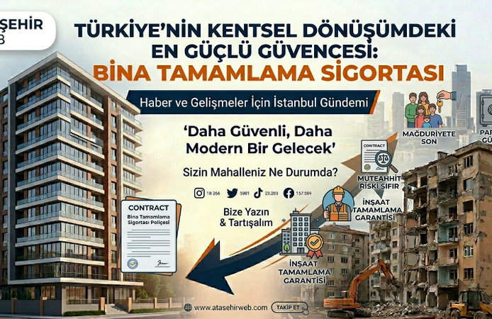 KENTSEL DÖNÜŞÜMDE "Eviniz Yarım Kalmasın, Geleceğiniz Sigortalı Olsun!"