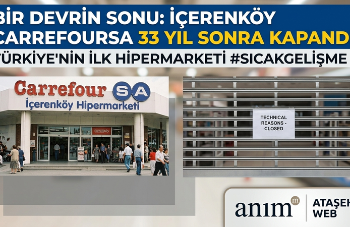 İçerenköy CarrefourSA Kapandı!