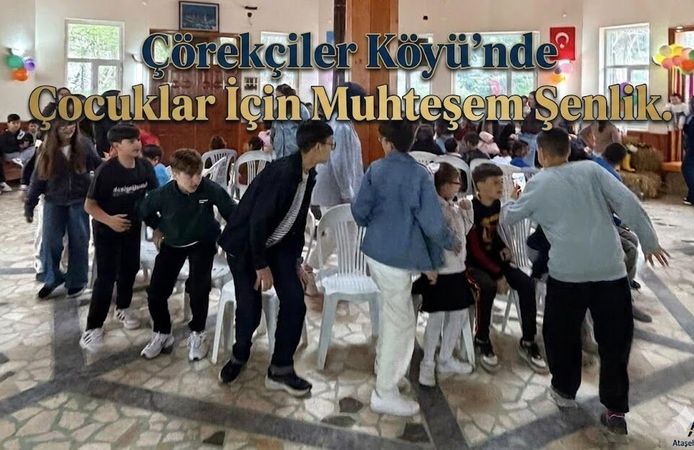 Çörekçiler Köyü’nde Çocuklar İçin Muhteşem Şenlik!