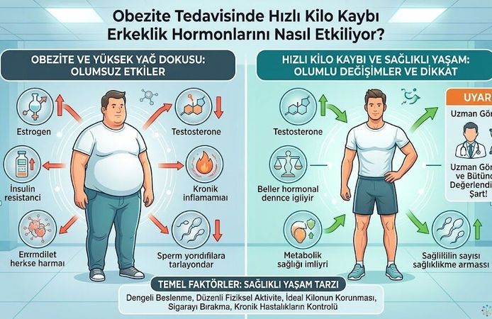 Hızlı Kilo Vermek Erkeklik Hormonunu Etkiler Mi