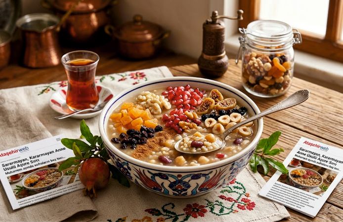 Tam Kıvamında ve Berrak Aşure Tarifi