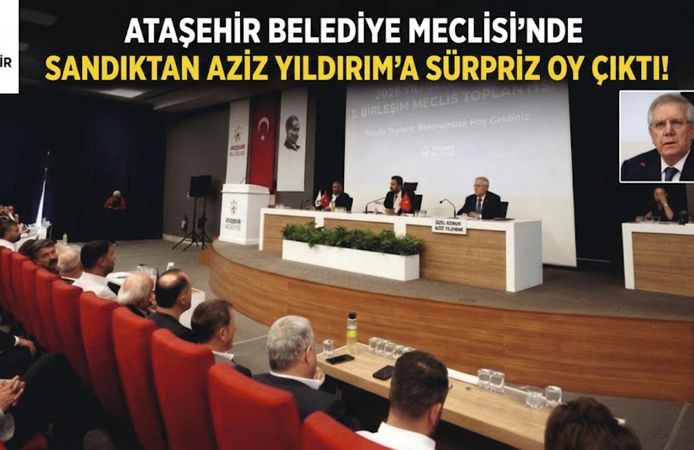 Ataşehir Belediye Meclisi’nde Sandıktan Aziz Yıldırım’a Sürpriz Oy Çıktı!