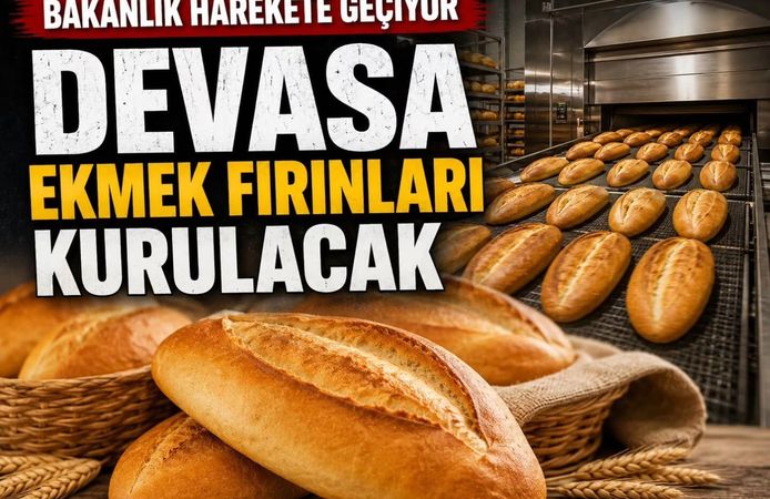 Ticaret Bakanlığı Kitlesel Üretim Yapan Devasa Fırınlar Kuruluyor!