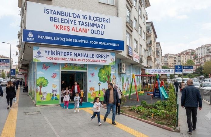 İstanbul'da 16 İlçedeki Belediye Taşınmazı "Kreş Alanı" Oldu