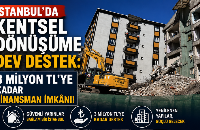 İSTANBUL’DA KENTSEL DÖNÜŞÜME DEV DESTEK