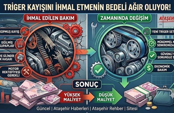TRİGER KAYIŞINI İHMAL ETMENİN BEDELİ AĞIR OLUYOR