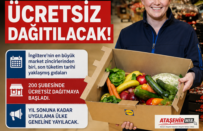 Son Kullanma Tarihi Yaklaşan Ürünler Ücretsiz Dağıtılacak!