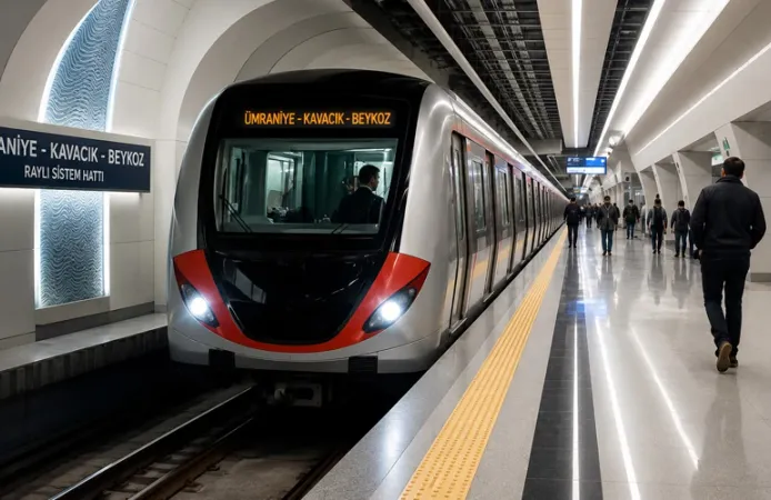 İstanbul’a Dev Raylı Sistem Müjdesi: Ümraniye, Kavacık ve Beykoz Metro Hattı Geliyor!