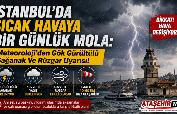 İSTANBUL’DA SICAK HAVAYA BİR GÜNLÜK MOLA