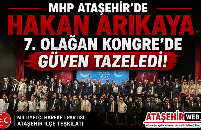 MHP ATAŞEHİR’DE HAKAN ARIKAYA İLE DEVAM DEDİ