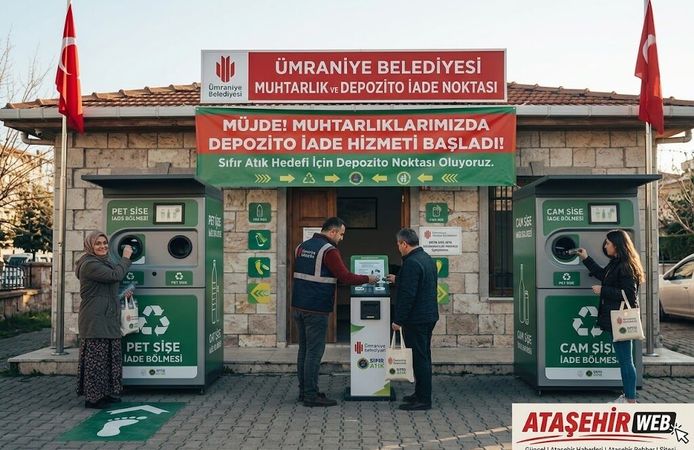 Ümraniye’de Muhtarlıklar Depozito İade Noktası Oluyor