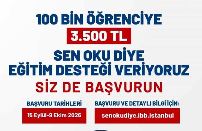 ‘SEN OKU DİYE’ BAŞVURULARI DEVAM EDİYOR