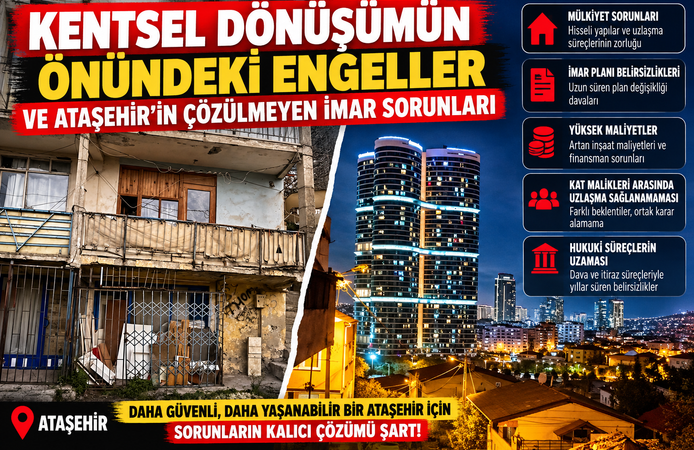 Kentsel Dönüşümün Önündeki Engeller ve Ataşehir’in Çözülmeyen İmar Sorunları