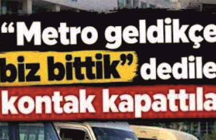 İstanbul’da Minibüs Esnafından Eylem: "Metro Geldikçe Biz Bittik"