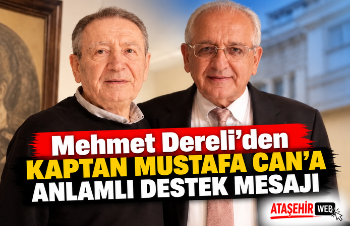 Mehmet Dereli’den Kaptan Mustafa Can’a Anlamlı Destek Mesajı
