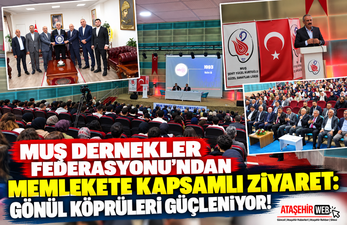 Muş Dernekler Federasyonu’ndan Memlekete Kapsamlı Ziyaret: Gönül Köprüleri Güçleniyor!