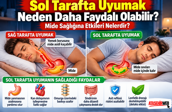 Sol Tarafta Uyumak Neden Daha Faydalı Olabilir?