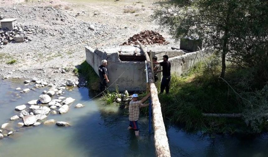Çörekçiler Köyü Kağnı Çeçidi Köprü Yapımı 2015