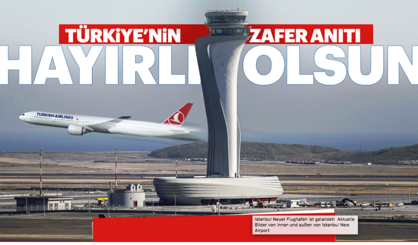 Yeni İstanbul Havalimanı Açılış Fotoları 2018