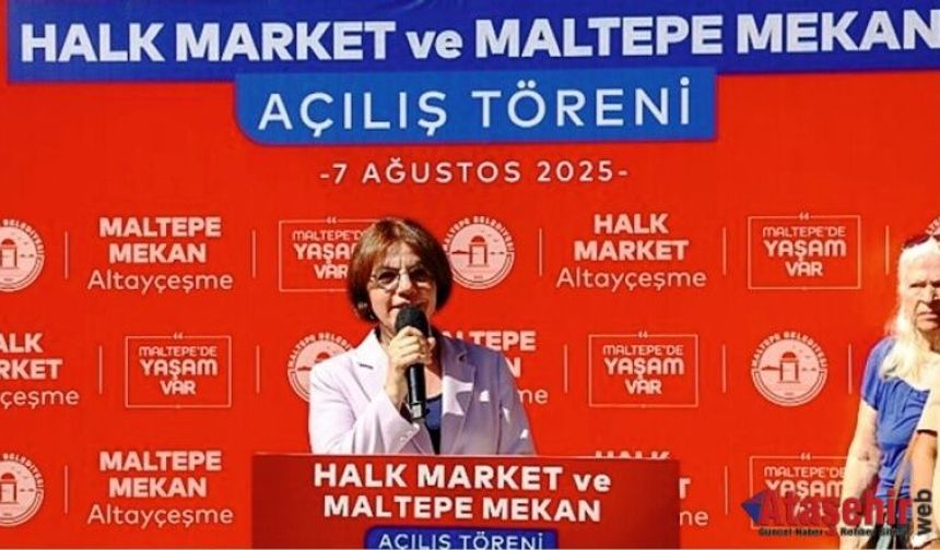 Maltepe’nin ikinci Halk Marketi açıldı