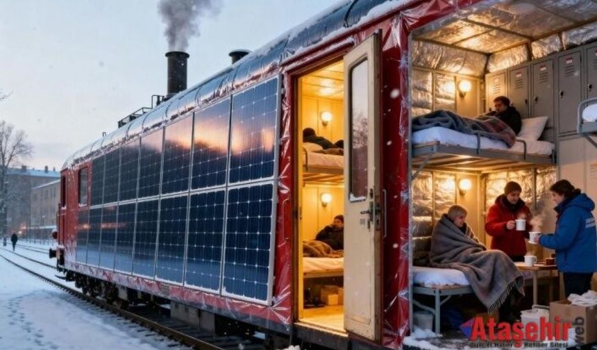 Almanya’da Eski Tren Kabinleri Güneş Enerjili Isıtma Barınaklarına Dönüştürülüyor 