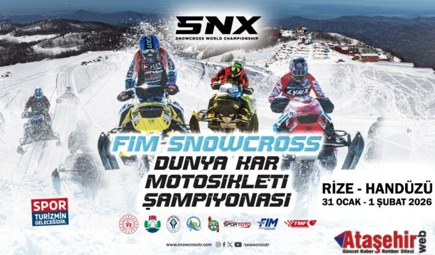 SNX Türkiye Dünya Kar Motosikleti Şampiyonası start alıyor