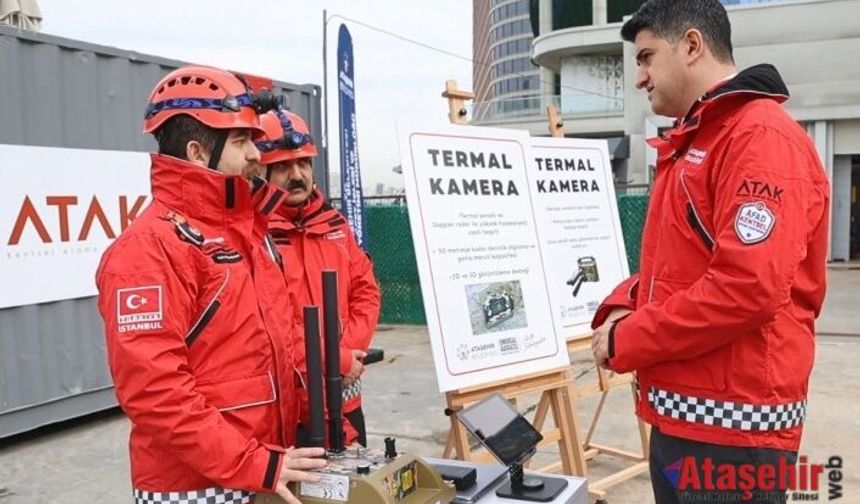 Ataşehir Afetlere Karşı Son Teknoloji ile Hazırlanıyor