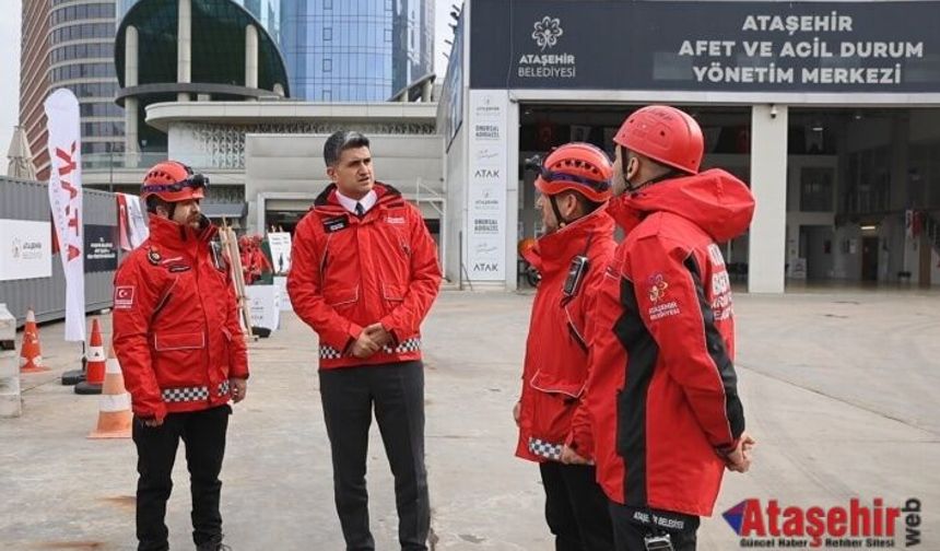 Ataşehir’de Afet Hazırlığı Hız Kesmiyor
