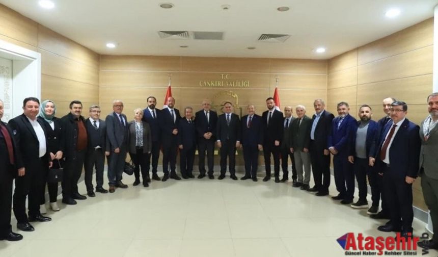 Çankırı STK'ları Vali Çakırtaş’a "Güç Birliği" Ziyareti!