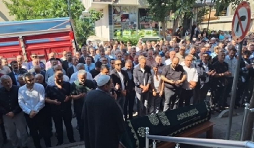 Meslektaşımız, Serkan Şimşek’in babası Abdullah Şimşek son yolculuğuna uğurlandı