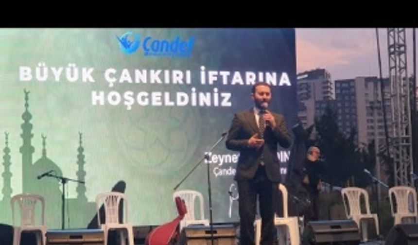 Çandef'in 15 bin kişilik İftarında Federasyon Başkanı Zeynettin Aydın'ın konuşması,