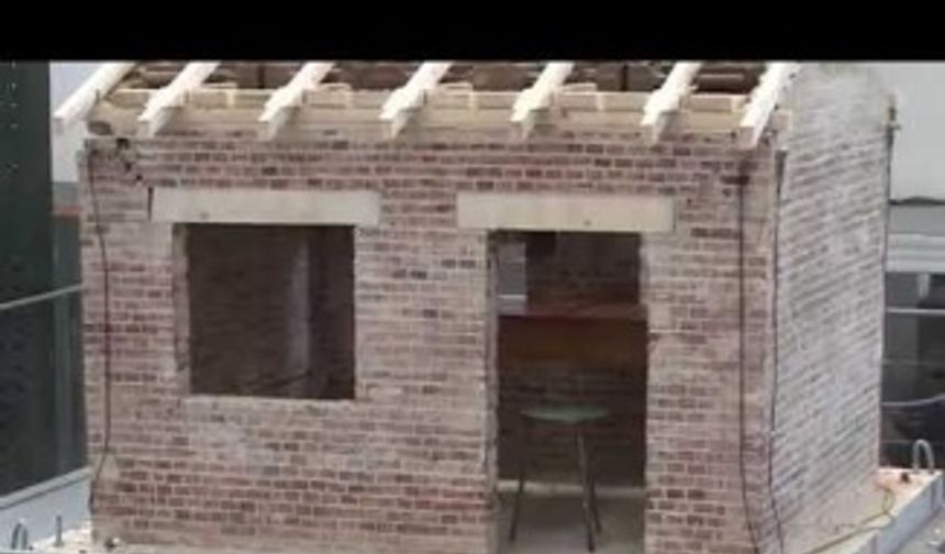 Duvar yapısının Depreme Dayanıklılık, Sismik test görüntüsü