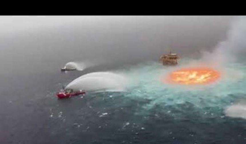 Meksika Körfezi’nde Deniz sualtı petrol boru hattında patlama meydana geldi