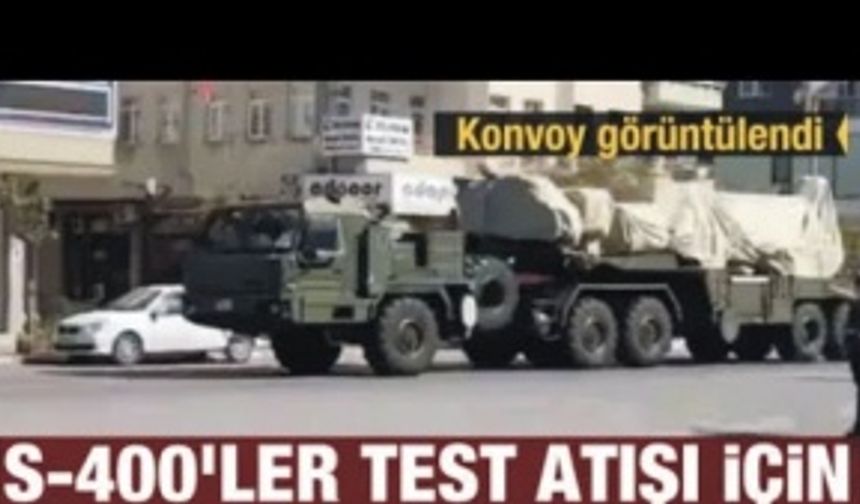 S 400 LER DENEME ATIŞLARI İÇİN SİNOP'TA