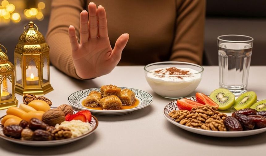 Ramazan’da kontrolsüz tatlı tüketimi kan şekerini zorluyor