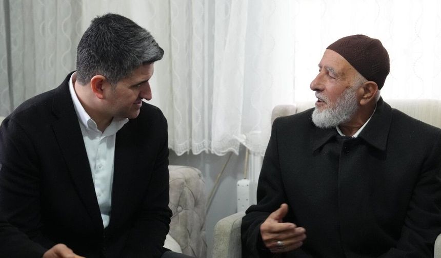 Başkan Adıgüzel Yenisahra’da Yıldız Ailesiyle Buluştu