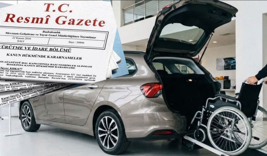 %40 ve Üzeri Ortopedik Engellilere ÖTV Müjdesi!