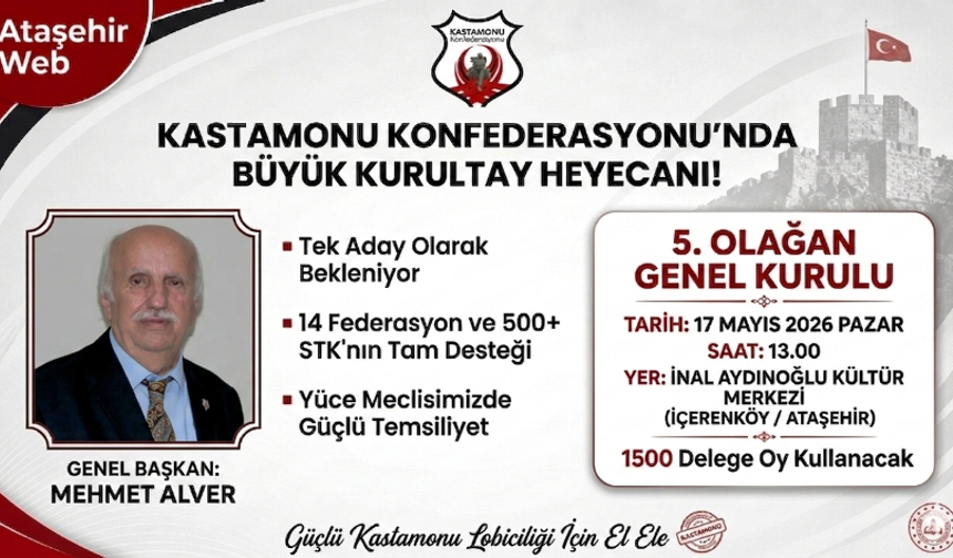(KASKON) Kastamonu Konfederasyonu’nda Büyük Kurultay Heyecanı