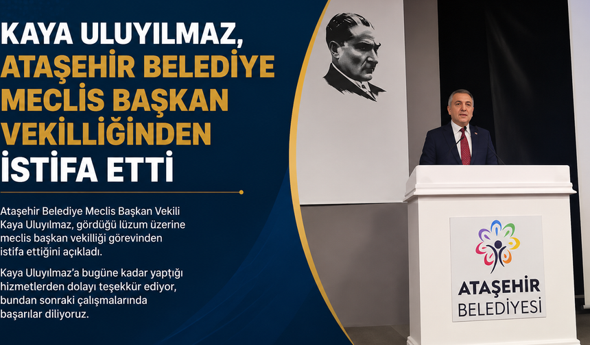 Kaya Uluyılmaz Meclis Başkan Vekilliğinden İstifa Etti!