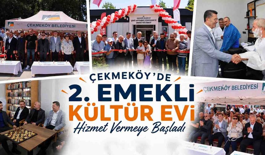 Çekmeköy’de 2. Emekli Kültür Evi Hizmet Vermeye Başladı.