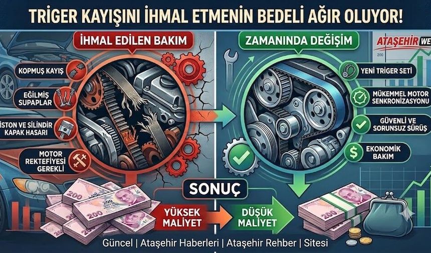 TRİGER KAYIŞINI İHMAL ETMENİN BEDELİ AĞIR OLUYOR