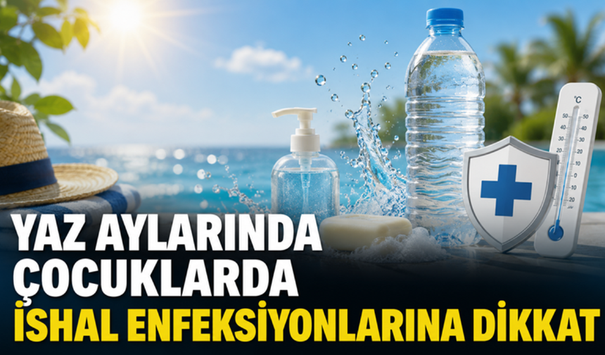 YAZ AYLARINDA ÇOCUKLARDA İSHAL ENFEKSİYONLARINA DİKKAT!