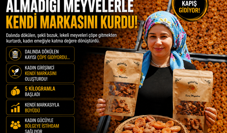 TÜCCARIN "LEKELİ" DİYE ALMADIĞI MEYVELERLE KENDİ MARKASINI KURDU!