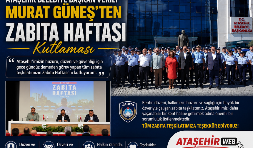 Murat Güneş’ten Zabıta Haftası Kutlaması